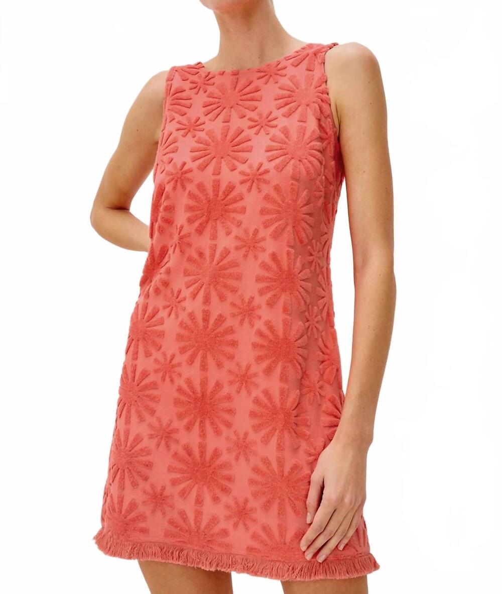 NEW RAILS ginger mini dress in red sunburst